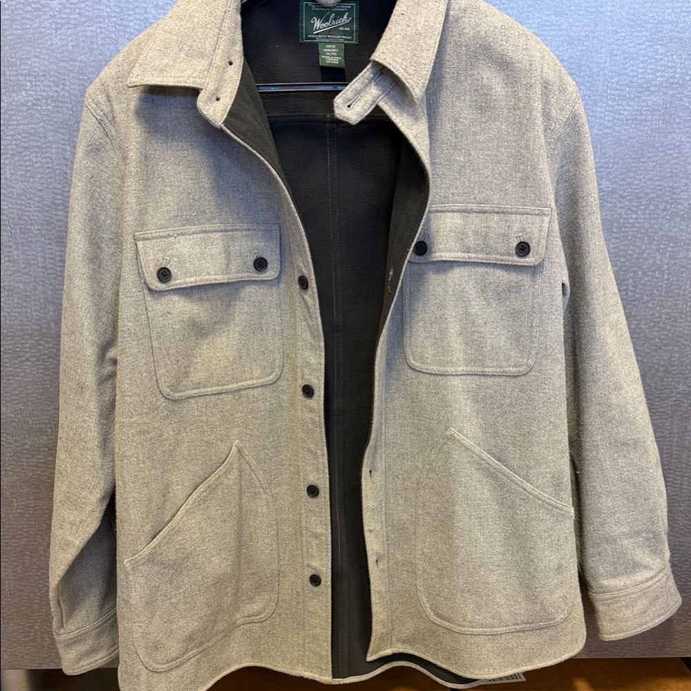 Woolrich Men's Gray Shirt Jacket